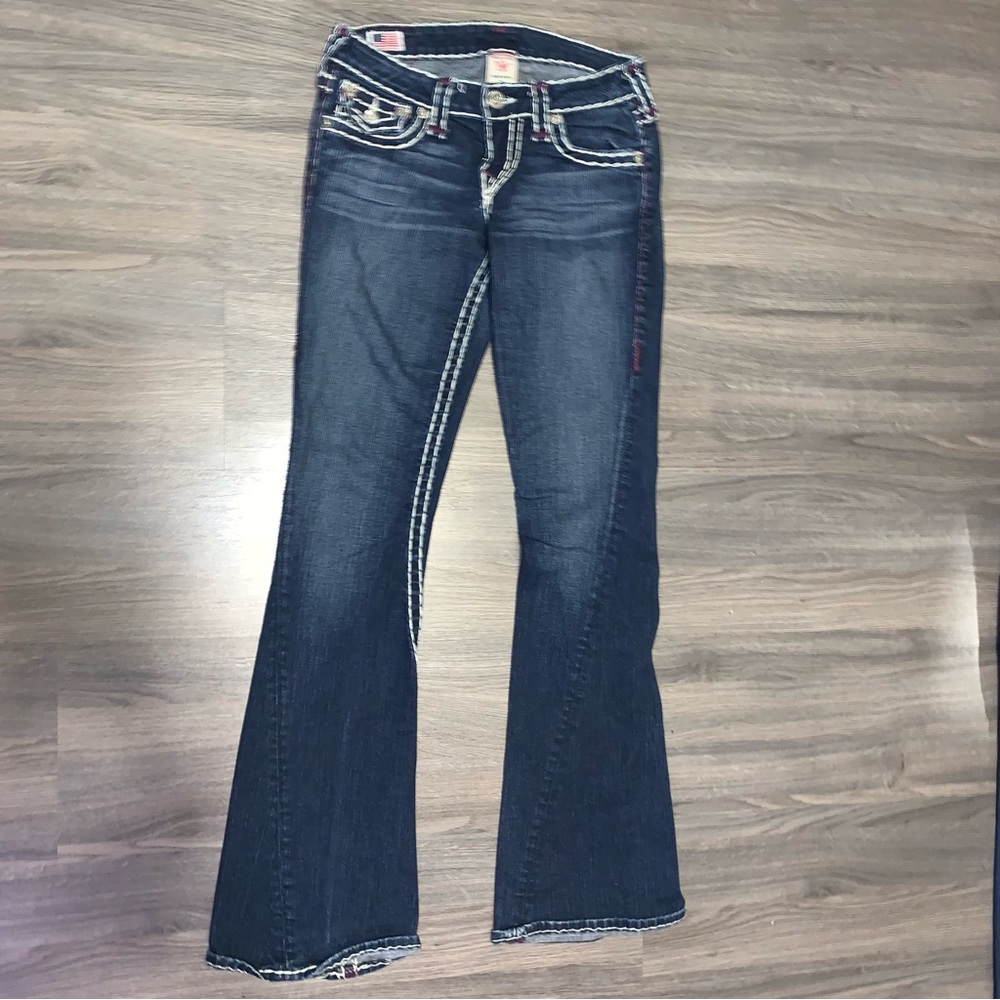 Authentic womens True Religion Joey Super T jeans size 25